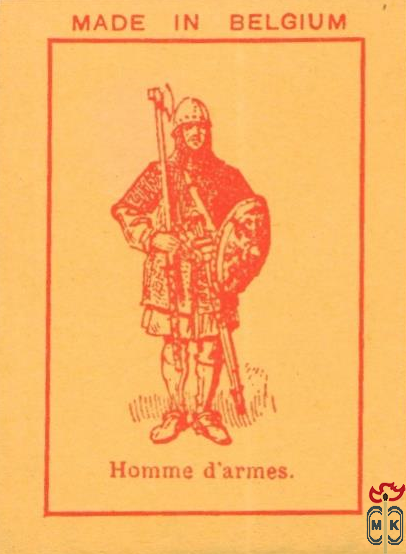 Homme d'armes. Made in Belgium