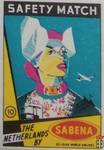 The Netherlands by Belgian world airlines Sabena safety matches