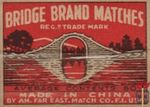 Bridge brand matches reg. trade mark average contents 50 made in China