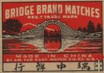 Bridge brand matches reg. trade mark average contents 50 made in China