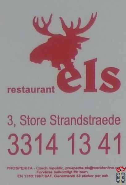 restaurant ELS 3, Store Strandstraede 3314 13 41 Prosperita - Chech pe