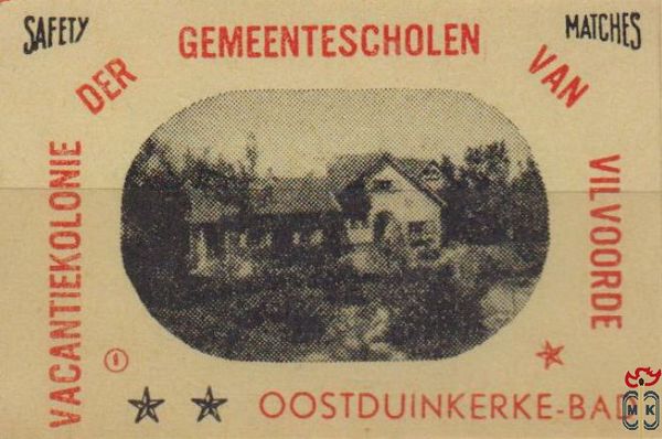 Oostduinkerke-bad Vacantiekolonie der gemeentescholen van vilvoorde