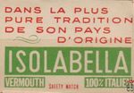 Isolabella vermouth 100% Italien dans la plus pure tradition de son pa