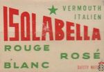 Isolabella vermouth Italien rouge rose blanc safety matches