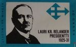 Lauri Kr. Relander presidentti 1925-31 Keskim 50 i medelt kesko oy