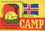 Iceland Flags of nations Camp average 36 matches safety matches made i