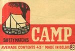 CAMP safety match Average contents 43 - made in Belgium