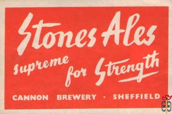 Stones Ales supreme for strength cannon brewery Sheffield