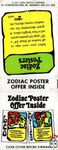 Zodiac poster offer inside Zodiac poster offer inside close cover defo