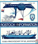 Rostock-Information 10000 t-Frachtschiff typ xd "Rostock" pa