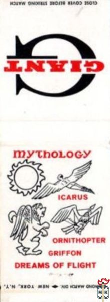 Mythology Icarus ornithopter griffon dreams of flight Diamond match da