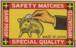Special Quality safety matches damp proof impregnated special quality