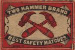 Two hammer brand best safety matches made in Japan