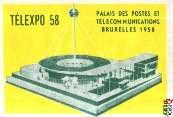 Telexpo 58 Palais des postes et telecommunications Bruxelles 1958 olma