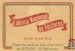 Fabrica Nacional de Fosforos Sociedad Anomima Mixta Precio de venta en