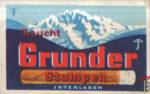 GRUNDER Raucht Stumpen Jnterlaken