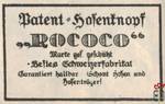 ROCOCO Patent Hafentnopf Tarte gel. gelchuht Beftes Schweigerfabritat