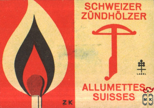 Schweizer Zundholzer Allumettes Suisses