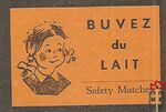 Buvez du Lait Safety Matches