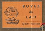 Buvez du Lait Safety Matches