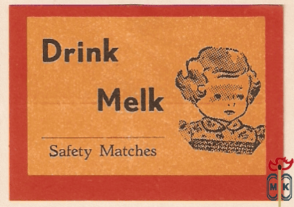 Drink Melk Safety Matches