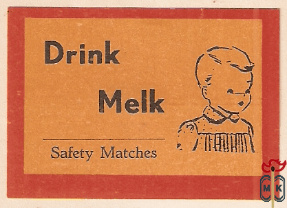 Drink Melk Safety Matches