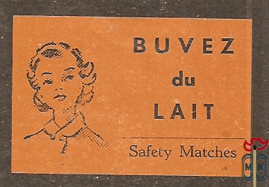 Buvez du Lait Safety Matches