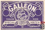 Galleon foreign made special safety match average 43 contents