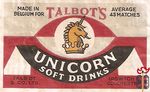 Unicorn soft drinks average 45 matches made in Belgium talb ot & Co Lt