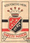Gedeponeerd merk de lelie safety match