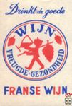 Franse Wijn Drinkt de goede wijn vreugde-gezondheid