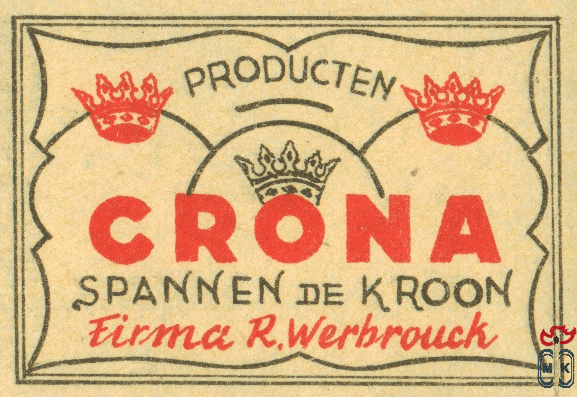 Crona producten spannen de kroon Firma R. Werbrouck
