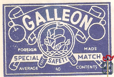 Galleon foreign made special safety match average 40 contents