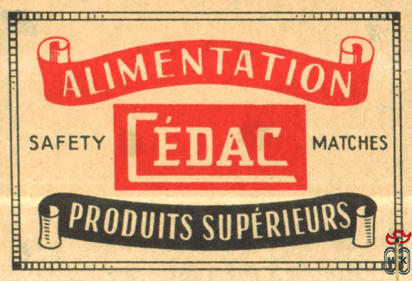 Alimentation Cedas safety matches produits superieurs