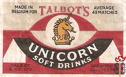 Unicorn soft drinks average 45 matches made in Belgium talb ot & Co Lt