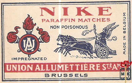 Nike paraffin matches non poisonous impregnated union allumettiere Ste