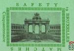 Cinquantenaire Bruxelles Safety matches