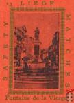 Liege Fontaine de la Vierge Safety Matches
