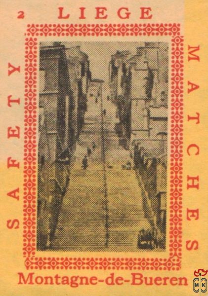 Liege Montagne-de-Bueren Safety matches