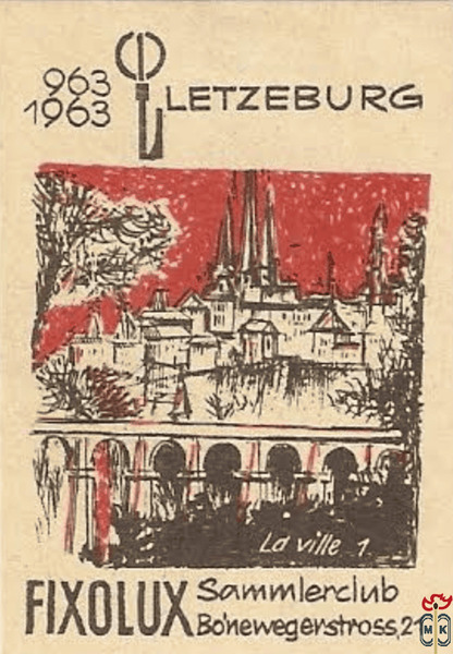 1 La ville Letzeburg Filolux Sammlerclub Bonewegerstross 21