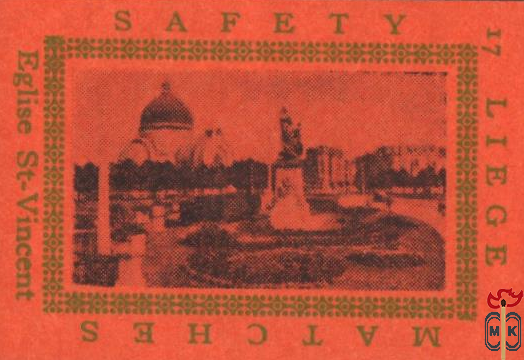 Liege Eglise St-Vincent Safety Matches