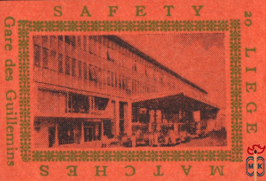 Liege Gare des Guillemins Safety Matches