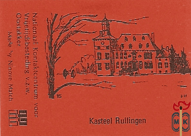 13 Kasteel Rullingen Nationaal Kontakteentrum voor Vrijetijdsbesteding