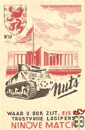 № 17 Ninove match Waar u dok zijt. eis de trustvrije lucifers