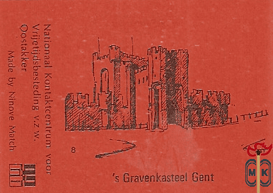 8 's Gravenkasteel Gent Nationaal Kontakteentrum voor Vrijetijdsbe