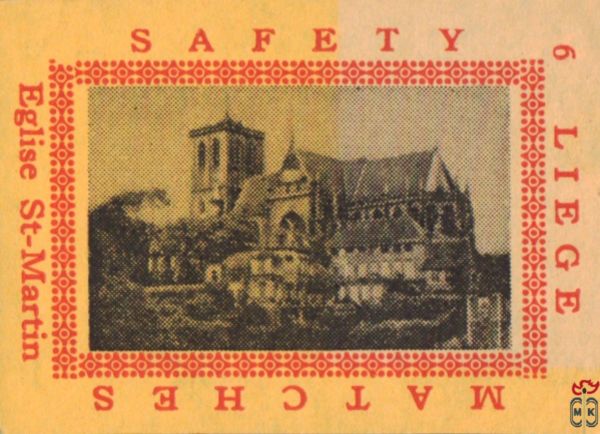 Liege Eglise St-Martin Safety matches