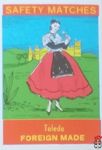 Toledo Foreign made safety matches