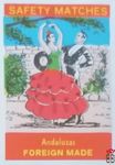 Andaluzas Foreign made safety matches