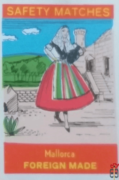 Mallorca Foreign made safety matches