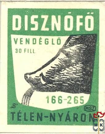 Vendéglők › MSZ 30 fill. „S” - Disznófő vendéglő 166–265 télen-nyáron